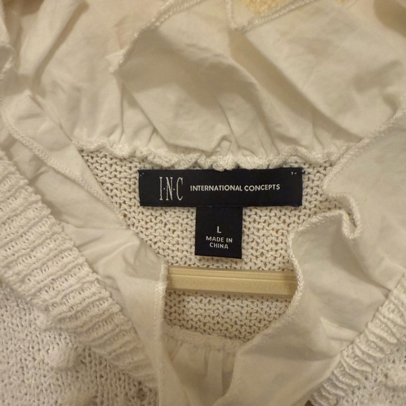 Inc Ruffle dressy blouse. Large - Picture 2 of 2